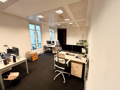 10 private positions in a turnkey office - Paris 1er
