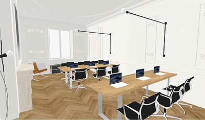 Refurbished Haussman-style offices