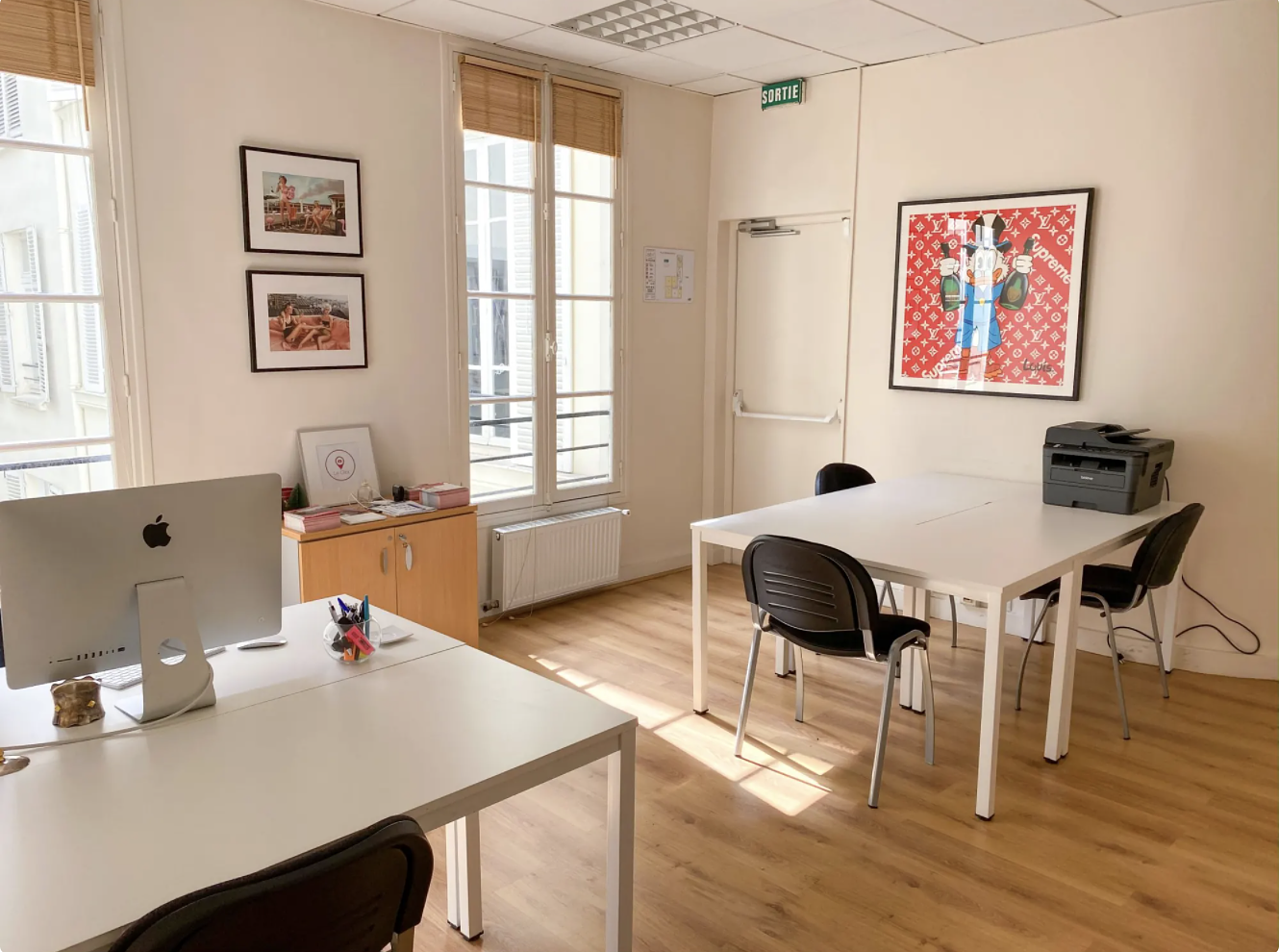 Furnished office for 4 people in Paris | Private office | 49220